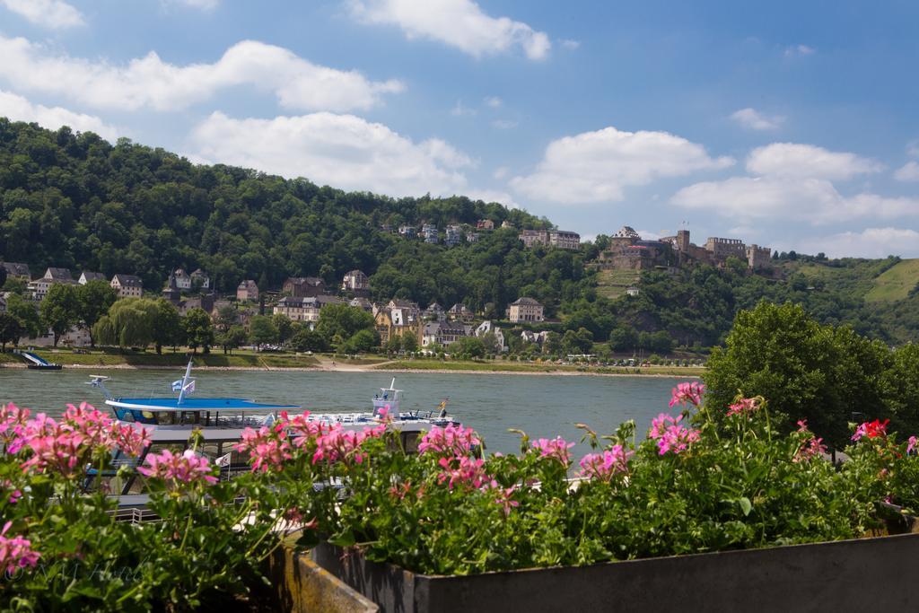 Pohl'S Rheinhotel Adler Sankt Goarshausen Exteriör bild