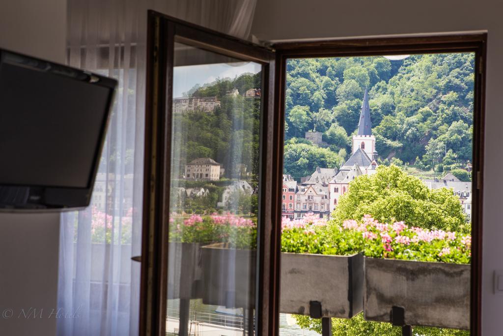 Pohl'S Rheinhotel Adler Sankt Goarshausen Exteriör bild