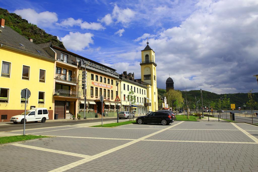 Pohl'S Rheinhotel Adler Sankt Goarshausen Exteriör bild