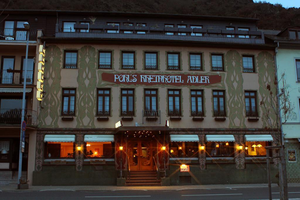 Pohl'S Rheinhotel Adler Sankt Goarshausen Exteriör bild