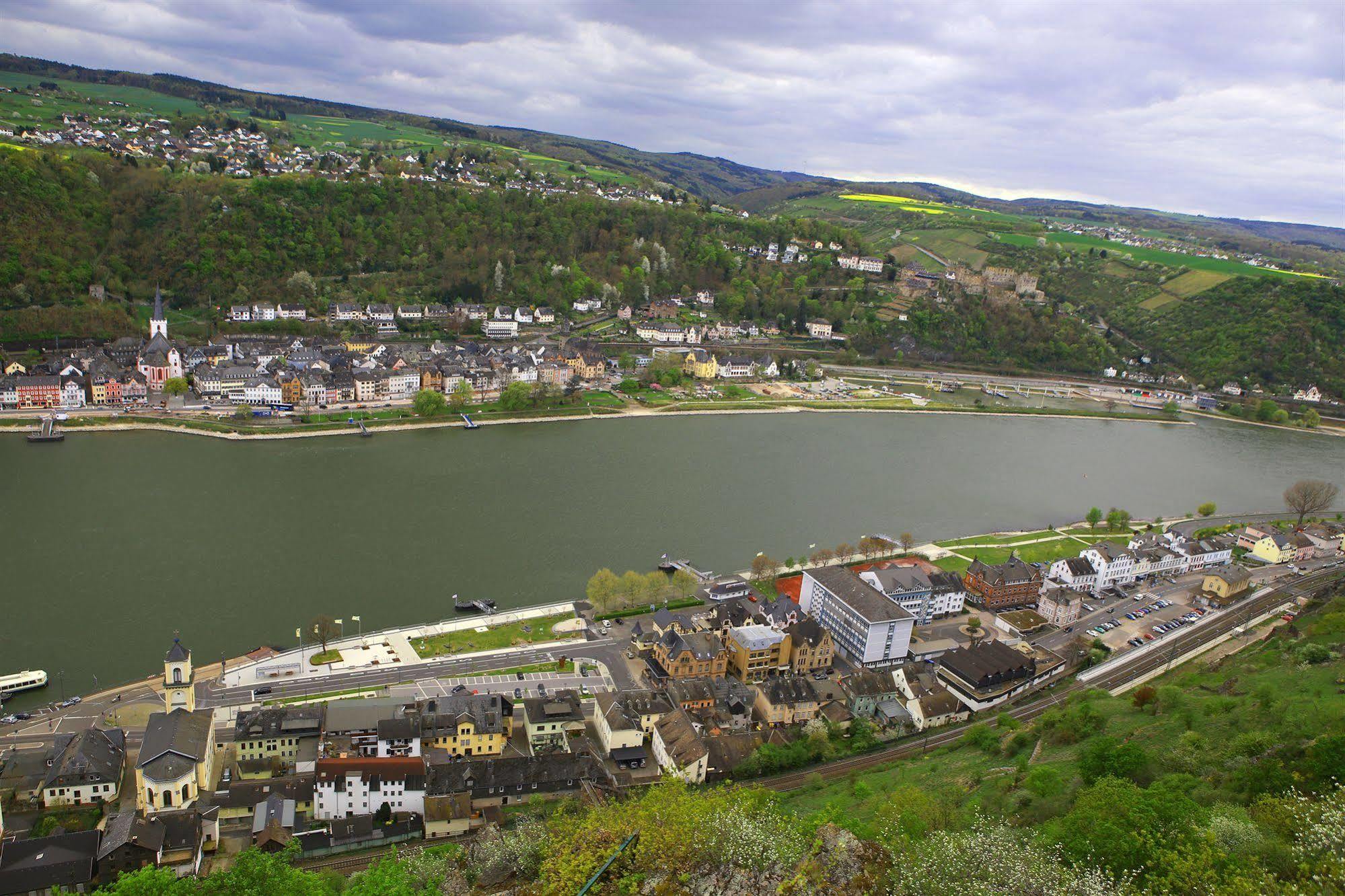 Pohl'S Rheinhotel Adler Sankt Goarshausen Exteriör bild