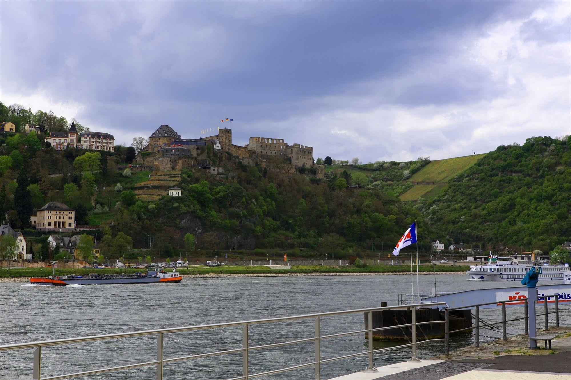 Pohl'S Rheinhotel Adler Sankt Goarshausen Exteriör bild